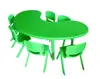 Plastic kids table and chair kindergarten children furniture sets for pre-school