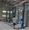 going to Africa for auto repair equipment installation and train again