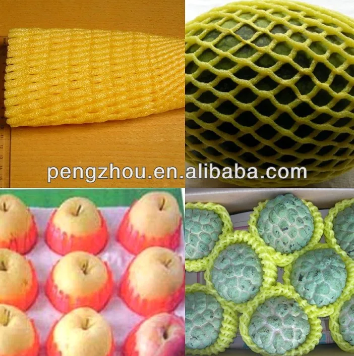 100 Biodegradable Packaging Fruit Mesh Net Bag Plastic Mesh Netting
