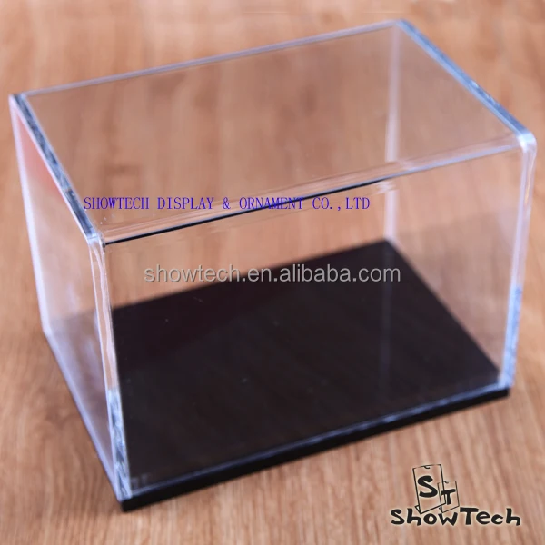 What is the typical thickness of plastic display cases?