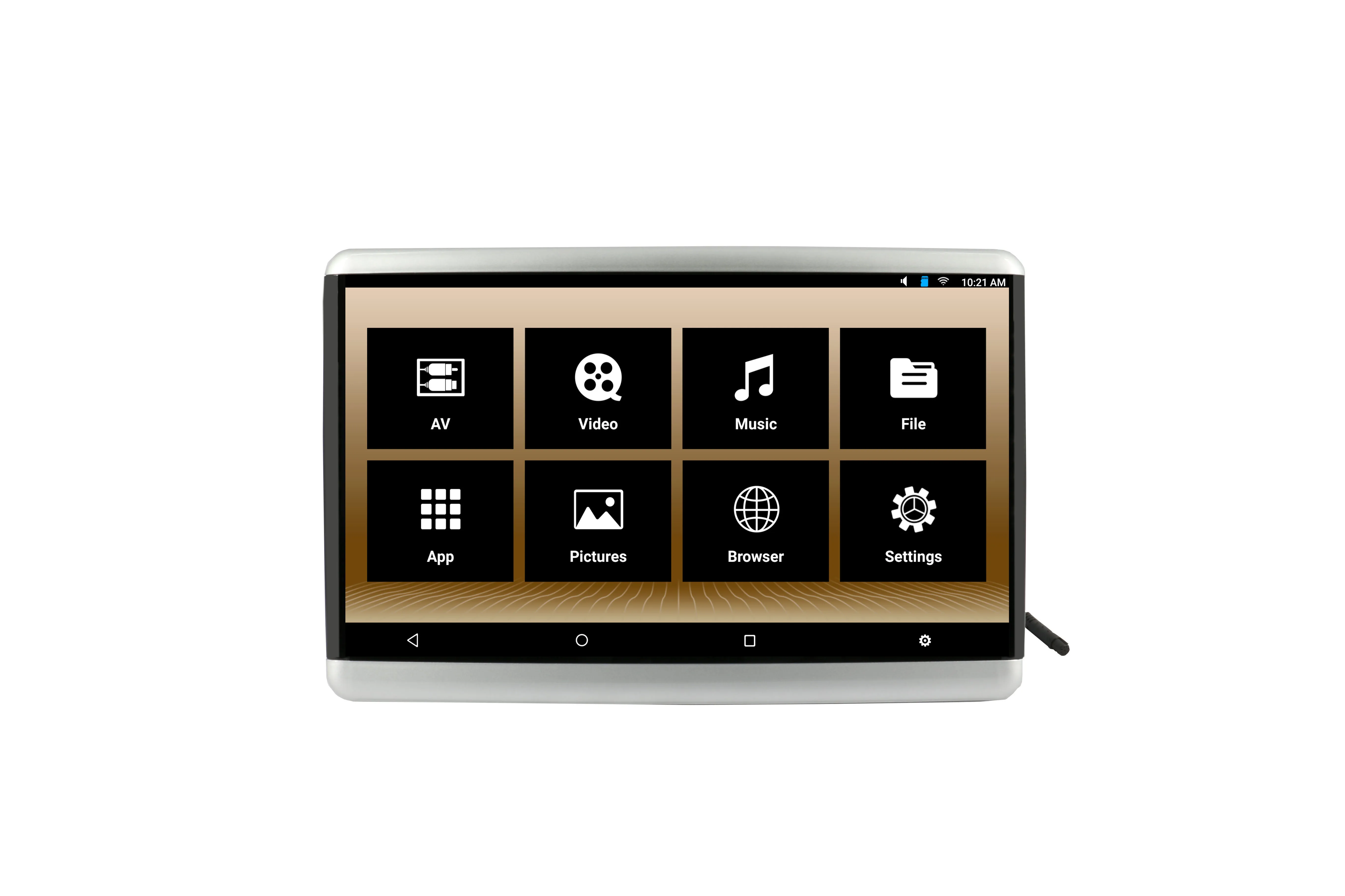 12.5 Inch Android 6.0/8.1 Car Headrest Monitor With Av Input And Hdmi