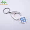 custom blank trolley token coin keyring canadian shopping cart coin key chain
