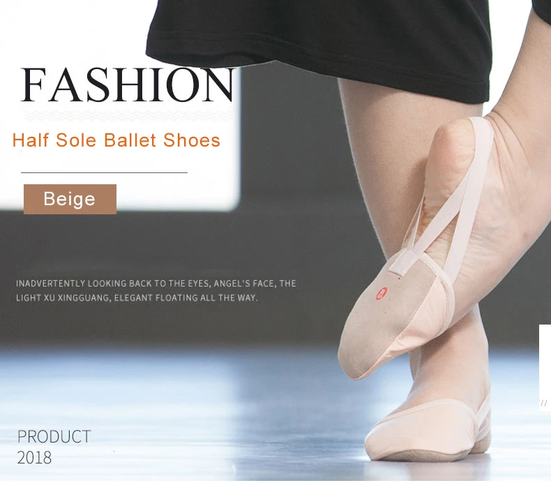 1 Par De Zapatos De Ballet De Gimnasia Rítmica Para Mujer 