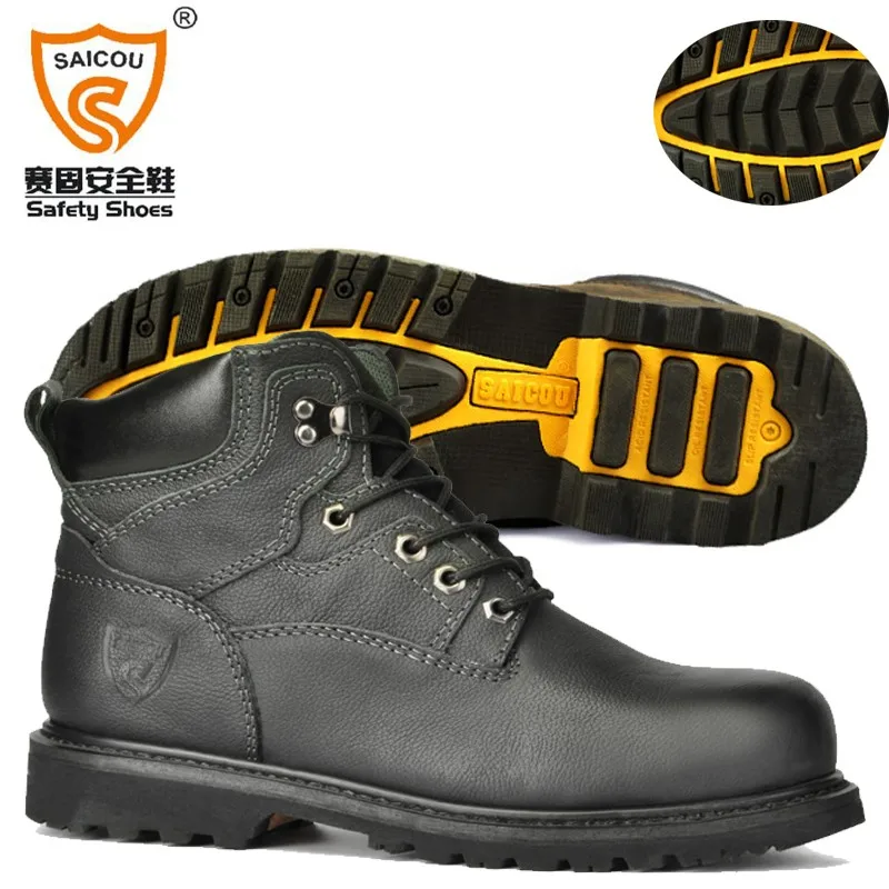 steel plate work boots