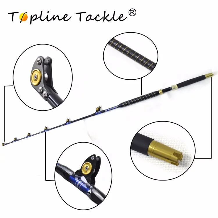 Swivel Tip Pac Bay Roller Guide Fiberglass Game Series 130lbs Boat