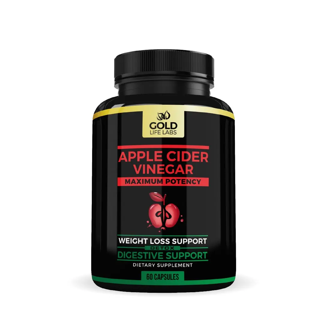 Apple Cider Vinegar in Capsule. AMVILAB Apple Cider Vinegar + 60 Capsule.
