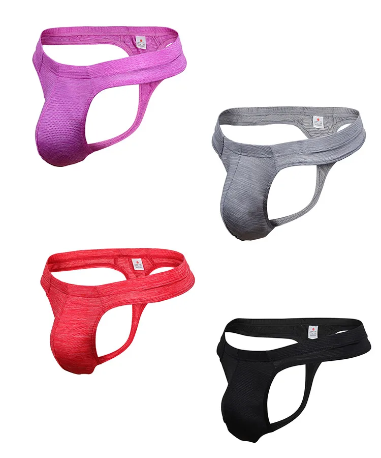 Fashion Style Mens Popular Polyamide Thong Underwear With Pouch - Buy ...