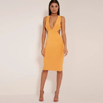 buy orange dress