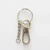 Silver Keychain Split Key Ring