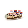 210gsm Glitter toothpick flag decoration cupcake toppers