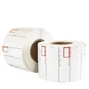 Customized UPC CAS Bizerba Supermarket Digital Direct Thermal Barcode Printing Sticker Electronic Weighing Scale Label Rolls