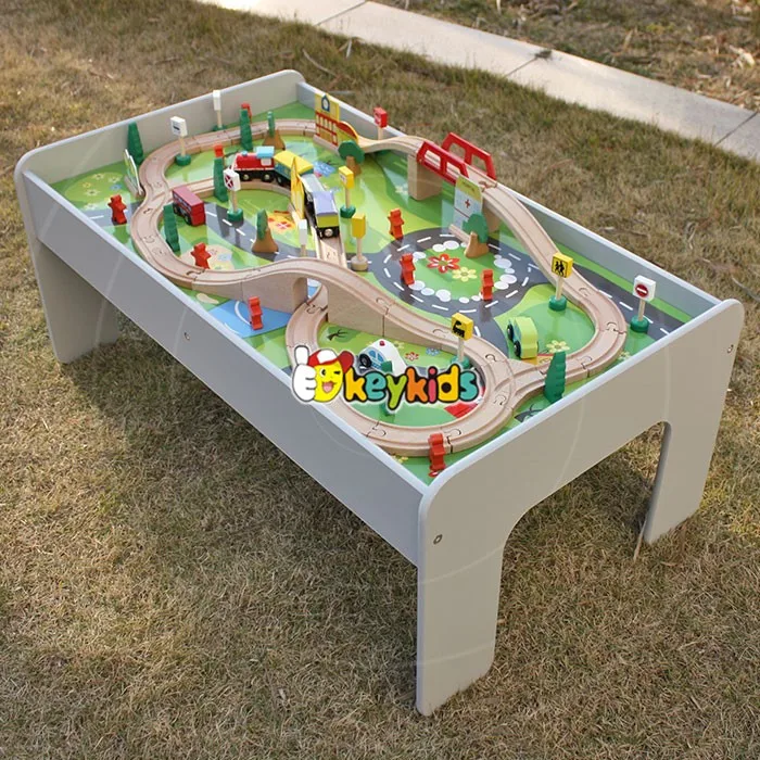 2017 Wholesale Toddlers Wooden Model Train Sets Funny Kids Wooden Model