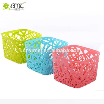 Emc Plastic Square Storage Baskets Small Size For Emc Plastic Square Storage Baskets Small Size For Sundries