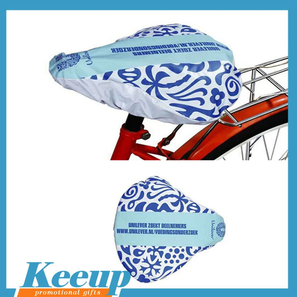 High Quality Cheap Customize Logo Advertising Outdoor Pvc Waterproof Rain Bicycle Seat Cover