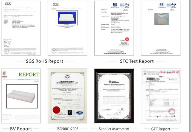 Memory foam W/gel lumbar pillow for back pain and posture support back pain relief cushion