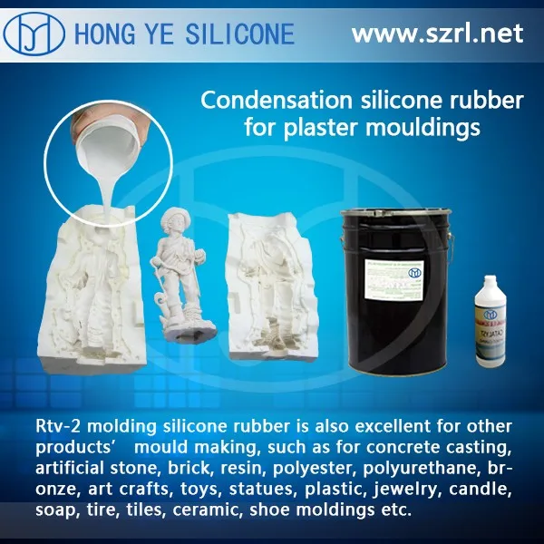 Silicone Rubber To Make Mold For Plaster Figures High Tear And Tensile