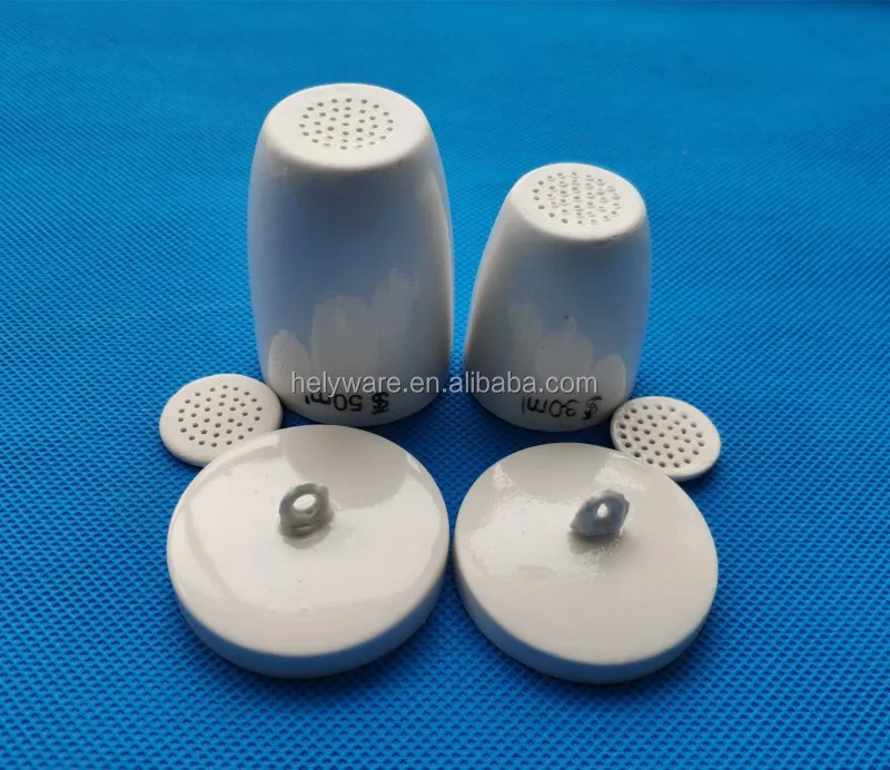 10-200ML Glass Filter Crucibles Gooch Hole Number G2/3 For Chemical Analysis Lab 