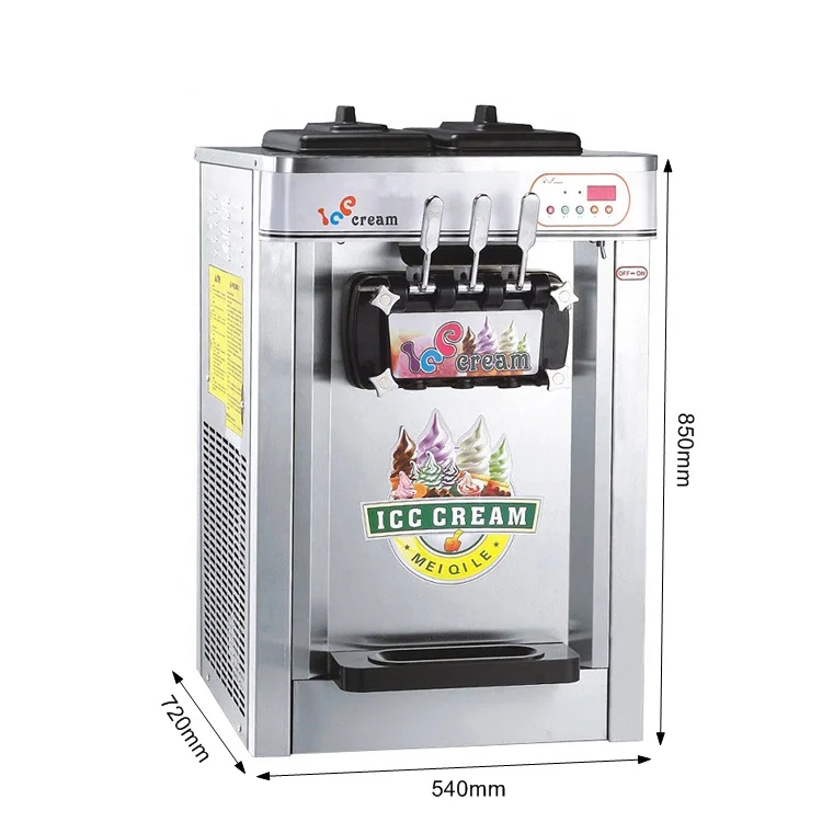 Summer Hot Sale Amusement Park Stainless Steel Easy Operate Ice Cream