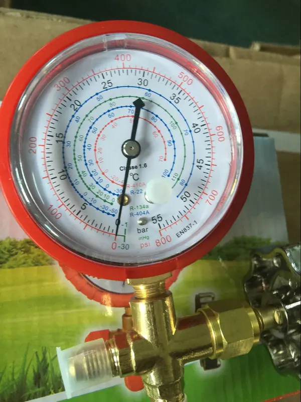 Refrigeration Single Manifold Gauge(ct-446) High Pressure And Low 