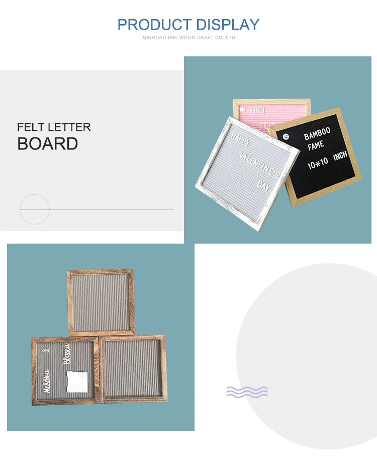 (double Sided Version Available ) Rustic Diy Felt Letter Board For Message Letterboard,Baby