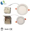 China recessed 9w dimmable ETL listed led panel light ip44 LED ceiling light