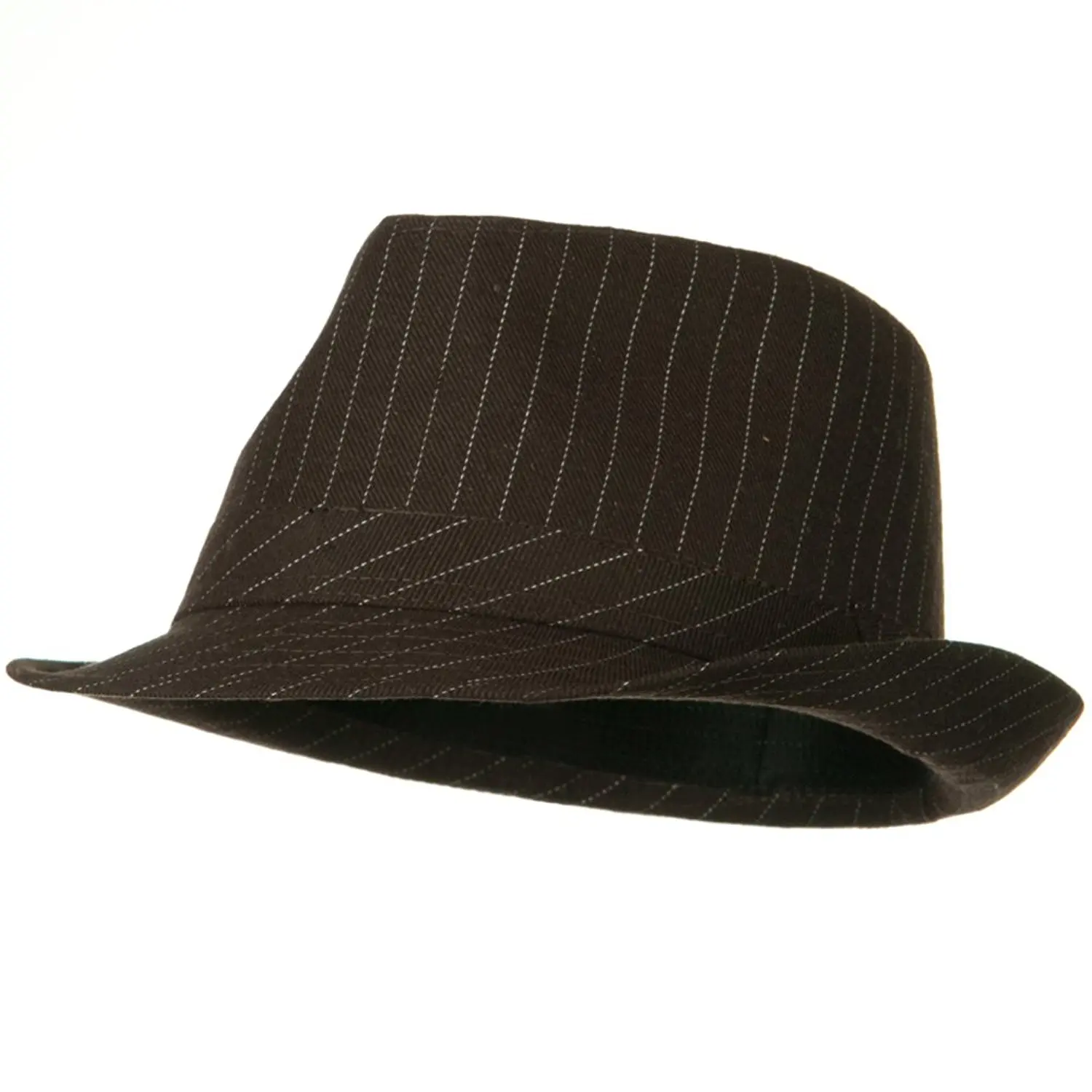 pinstriped fedora hat