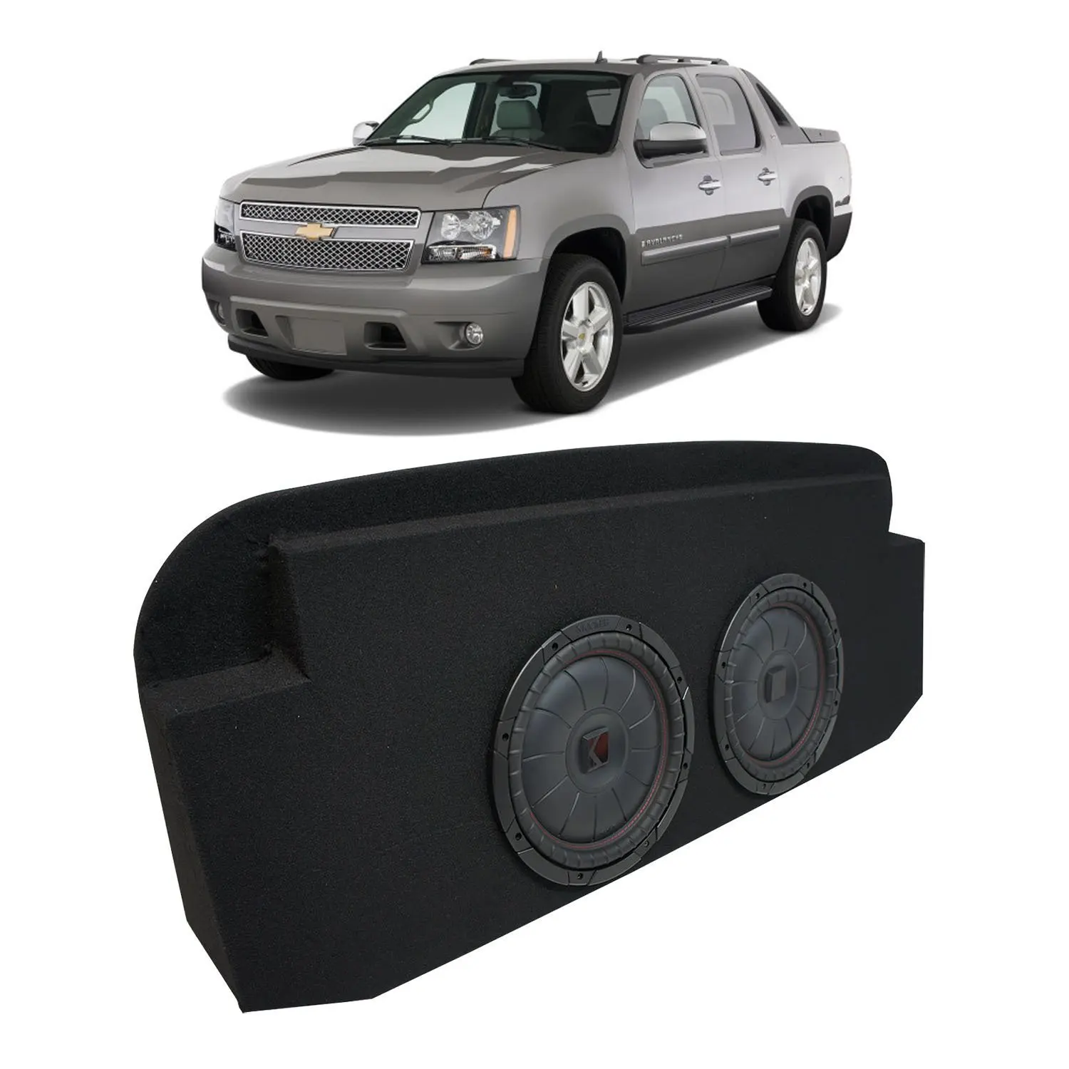 chevy avalanche under seat sub box