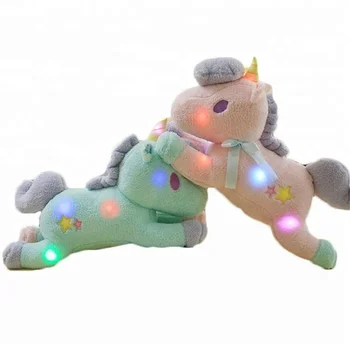 unicorn light up plush