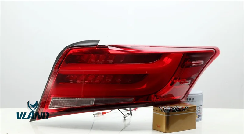 VLAND factory accessory for Car Taillight for Vios LED Tail light for 2014 2015 2016 with led light bar