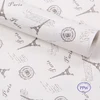 Eiffel Tower Printing White Kraft Gift Paper Factory Direct
