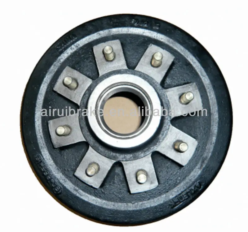 Trailer Brake Drum With 8 Stud 6.5 Pcd And 12'' Electric Brake Trailer