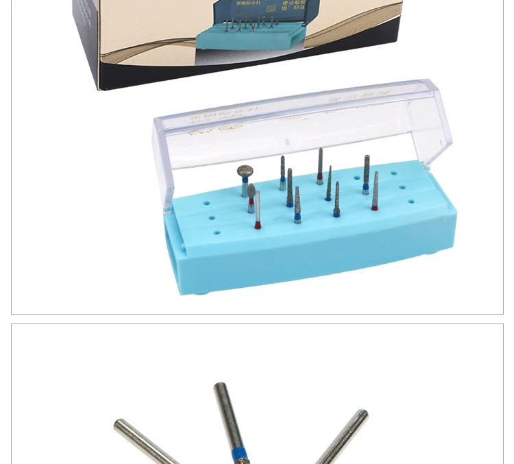 2019 China wholesale round shape set dental surgical bur dental diamond burs