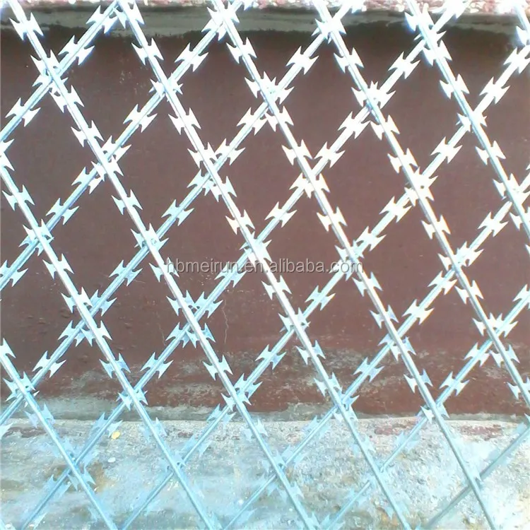 BTO,CBT Blade Type Automatic razor barbed wire making machine/razor blade making Concertina razor security wire machine