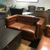 B010 supply classic leather sofa chesterfield patio furniture leather sofa