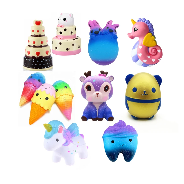 Top Selling Pu Foam Stress Release Soft Kawaii Jumbo Size Animal 