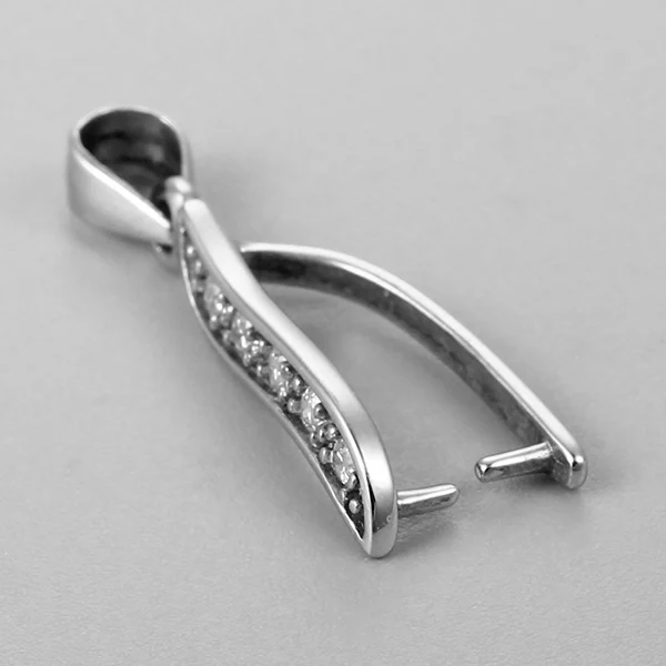 Alta Calidad Pellizco Fianza Colgante de plata esterlina 925 lo mejor para muchos encantos tipo