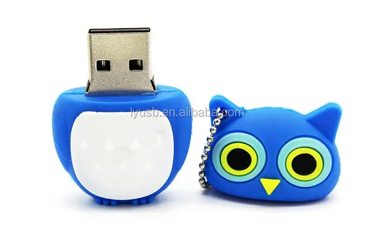 USBN Cute Cartoon usb thumbdrive Full capacity usb2.0 pendrive owl usb flash drive - ANKUX.COM