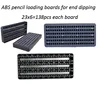 pencil material, pencil inserting board, pencil dipping board