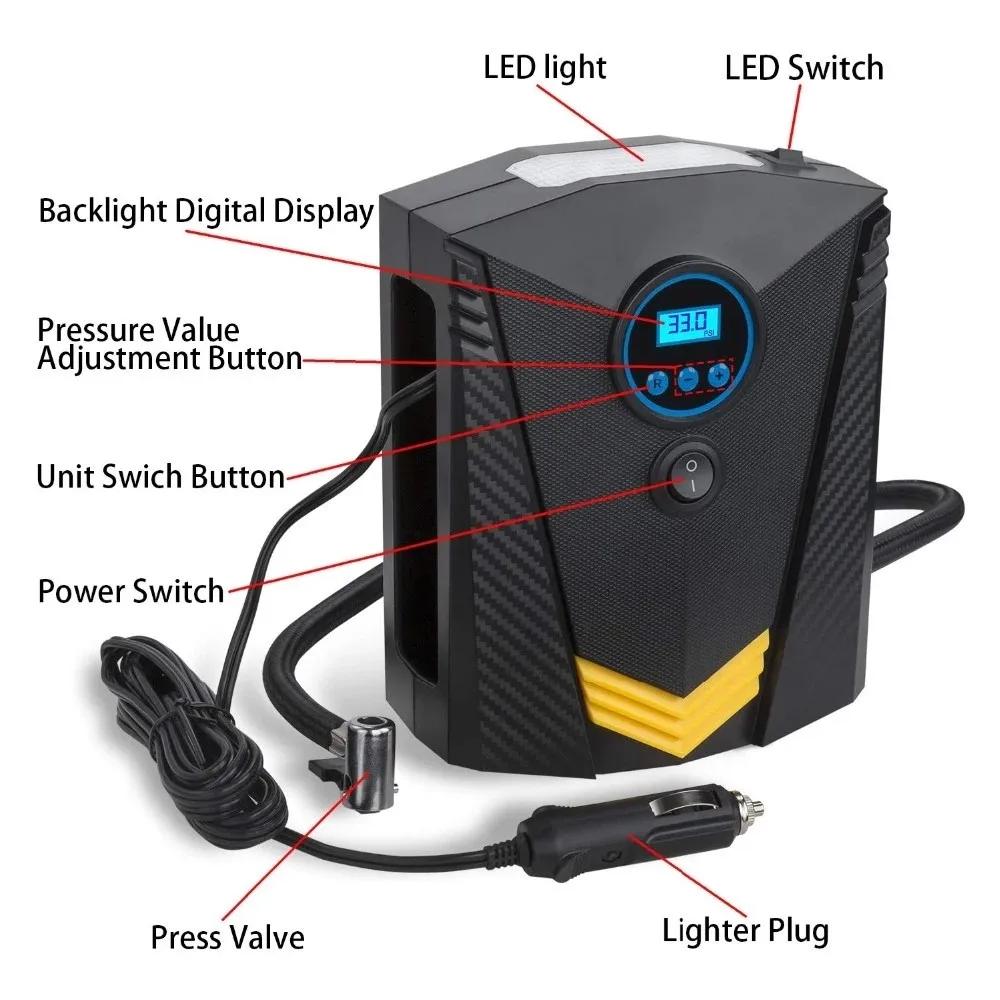 12v car tire inflator