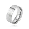 14012 Xuping reseau surface O ring bright in color Stainless Steel Jewelry printing brushed
