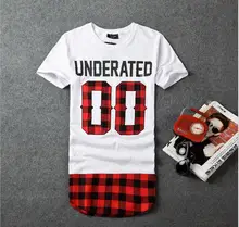UNDERATED Bandana Men’s Extended Tee Shirts Men Skateboard Element t-shirt Hip Hop tshirt Streetwear Clothing