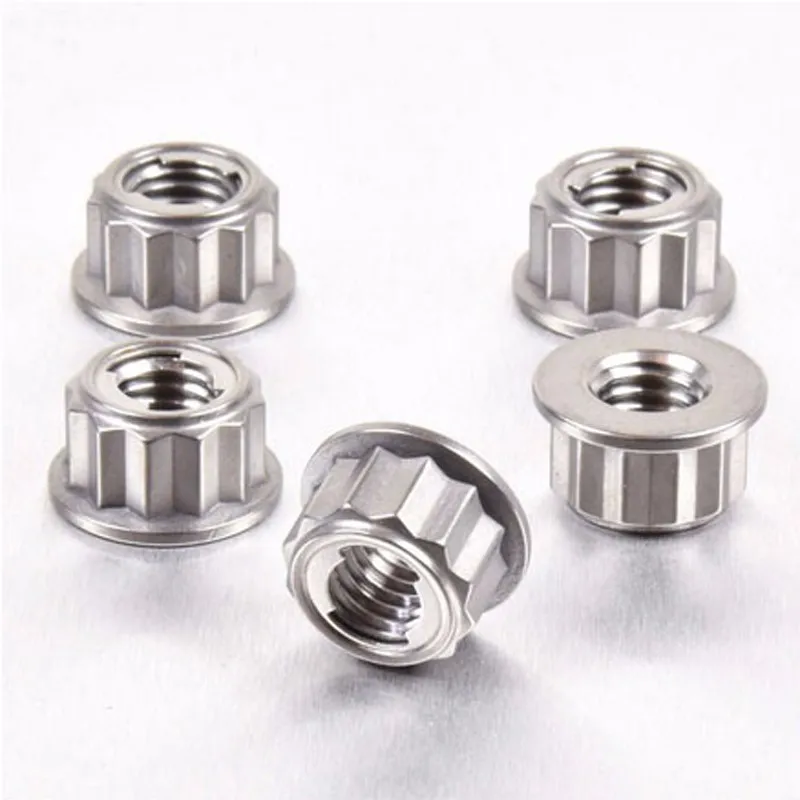 Stainless Steel Ss 304 316 316l A2 A4 70 80 12 Point Flange Nut Buy