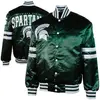 Custom Made Mens Varsity Satin Bomber Baseball Varsity Bomber Letterman School Winter Jacket