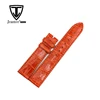 2018 luxury real alligator leather watch band oem odm genuine leather watch straps women