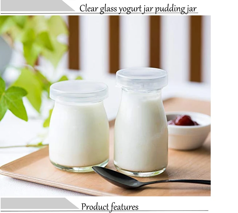 Wholesale 100ml 150ml 200ml Clear Pudding Jar Glass Yogurt Jar With Plastic Lid Buy Pudding