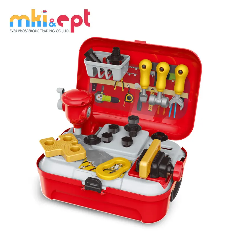 Caja De Juego De Simulación Para Niños,Maleta De Bricolaje,Motosierra,Serie  De Jardín,Juego De Ingeniería De Plástico,Llave,Destornillador,Conjunto De  Herramientas,Juguete,25 Uds. - Buy Juguetes Herramienta De Potencia De La  Serie Herramienta Juguete 