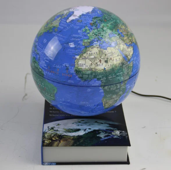 Book Shape School Use 8 Inch Magnetic Levitating Floating Globe - Buy ...