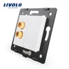 Livolo VL-C7-91A-11 Materials EU Standard Function Key For Sound Socket Wall Switch