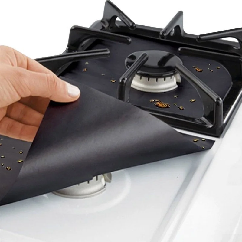 Safety Covers For Gas Stove Ptfe Kitchen Gas Stove Cover Grill Cooktop