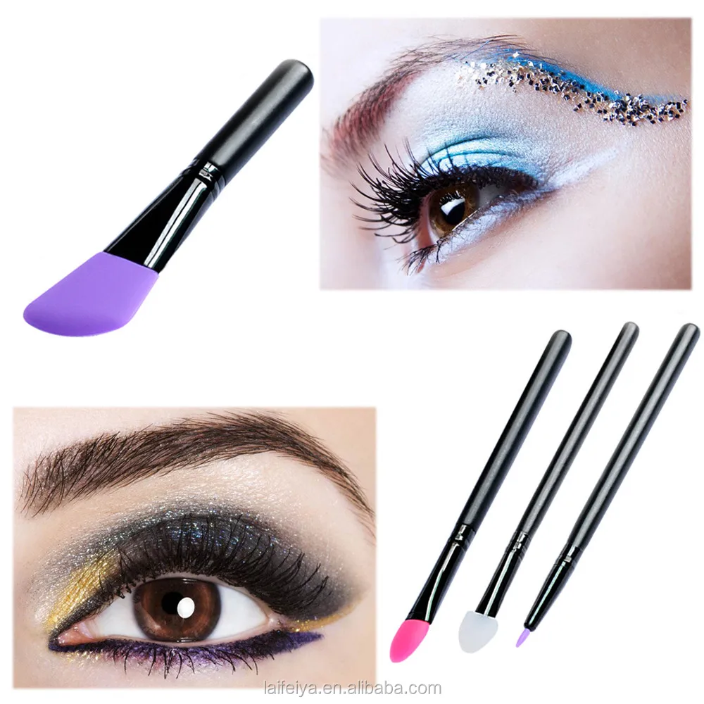 1pc Silicone Eye Eyeliner Use Brush Soft Treatment Cosmetic Beauty